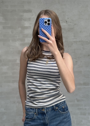 NPS tank top BW Stripe Ecru/Marine Nørgaard På Strøget 